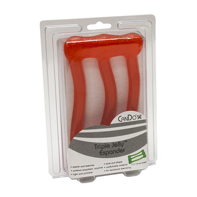 Еспандер для силових тренувань CanDo Jelly Expander потрійний - червоний - light - Зображення 3
