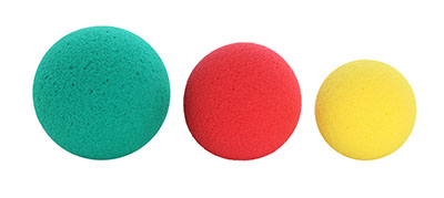 Cando Memory Foam Hand Ball НАБІР із 3 складнощів: 12 штук кожної - жовта, червона, зелена