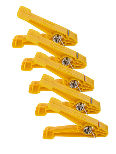 CanDo Graded Pinch Finger Exerciser, Replacement Pinch Pins, набір з 5 штук, жовтий (X-Light)