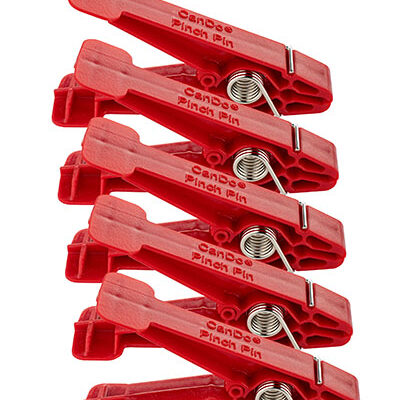 CanDo Graded Pinch Finger Exerciser, змінні Pinch Pins, набір із 5 штук, червоний (Light)