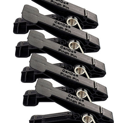 CanDo Graded Pinch Finger Exerciser, змінні щипкові шпильки, набір із 5 штук, чорний (X-Heavy)