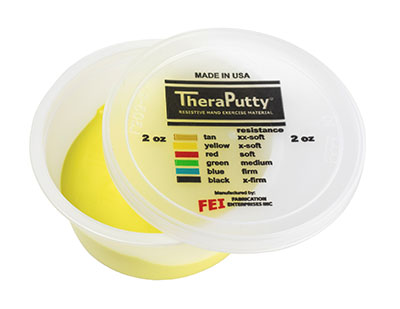 Антимікробний терапевтичний матеріал CanDo Antimicrobial Theraputty - 85 грам - жовтий - X-soft