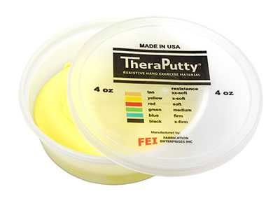 Антимікробний терапевтичний матеріал CanDo Antimicrobial Theraputty - 170 грам - жовтий -       X-soft