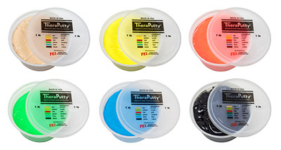 Cando Theraputty SET (6 штук), 453 грами - по 1 шт
