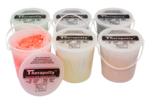 Cando Theraputty SET (6 штук), 2,268 кг - по 1 шт