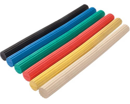 Набір гнучких штанг Cando Twist Bend n Shake bar, 6 предметів (від коричневого до чорного),  61 см