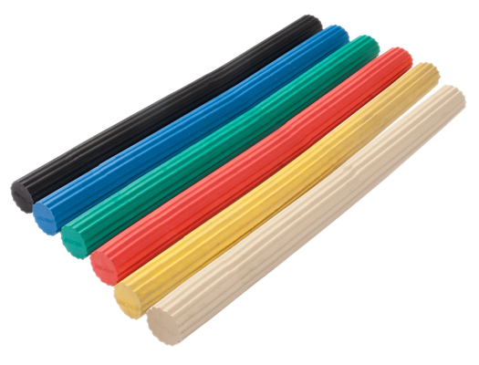 Набір гнучких штанг Cando Twist Bend n Shake bar, 6 предметів (від коричневого до чорного),  61 см