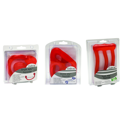 CanDo Jelly Expander Single, Double і Triple Exander Kit - червоний - light