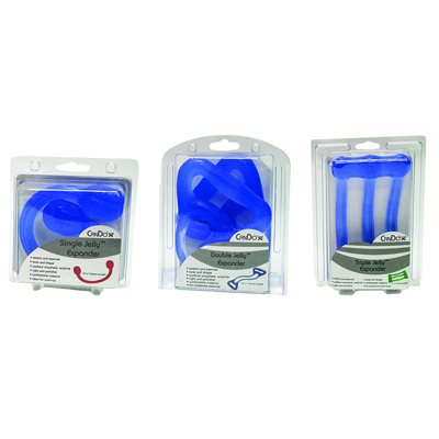 CanDo Jelly Expander Single, Double і Triple Exander Kit - синій - heavy