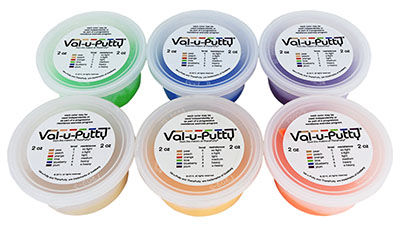 Val-u-PuttyÖ Exercise Putty - Набір з 6 предметів -по  56,7 грам