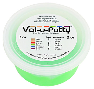 Val-u-PuttyÖ Exercise Putty - лайм (medium) -   85 грам
