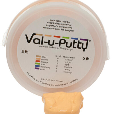 Пластична маса для реабілітації кисті та пальців Val-u-PuttyÖ - персик (x-soft) – 2,268 кг