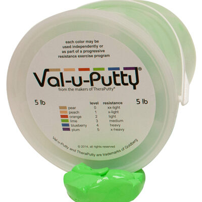 Пластична маса для реабілітації кисті та пальців Val-u-PuttyÖ Val-u-PuttyÖ Exercise Putty - Лайм (medium) - 2,268 кг