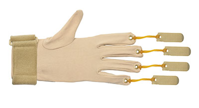 Рукавички для згинання пальців CanDo Deluxe Finger Flexion Glove, L/XL ліва