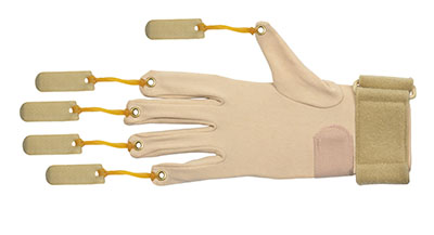 Рукавичка згинання пальців з великим пальцем CanDo Deluxe with Thumb Finger Flexion Glove, L/XL права