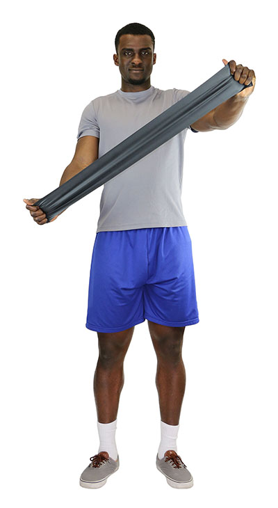 Ремінець без латексу CanDo Latex Free Exercise Band - коробка 9,3 м - чорний - x-heavy - Зображення 2