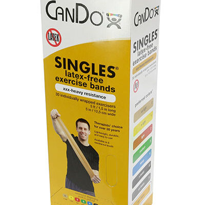 Ремінець без латексу CanDo Latex Free Exercise Band - коробка 9,3 м - золото - xxx-heavy
