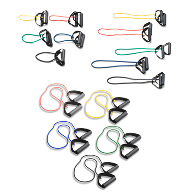 Тренажер CanDo Tubing with Handles Exerciser - набори з 3 предметів для всього тіла (45,5 см, 91 см, 122 см), (1 на комплект)