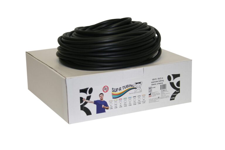Тренажерна трубка Sup-R Tubing - без латексу - 30,5 м, дозаторний рулон - чорний - x-heavy