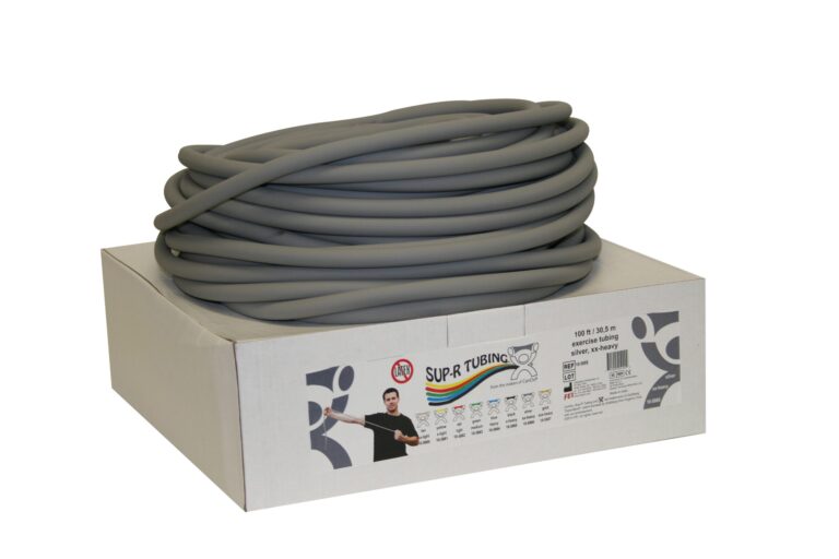 Тренажерна трубка Sup-R Tubing - без латексу - 30,5 м, дозаторний рулон - сріблястий - xx-heavy