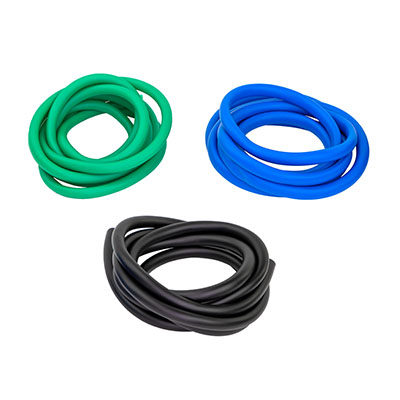 Тренажерна трубка Sup-R Tubing без латексу PEP Pack, помірна (зелена, синя, чорна)