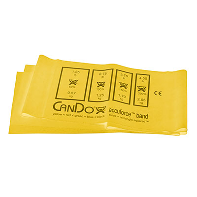 Ремінець Cando Accu-Force, жовтий, 1,2 м