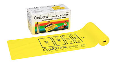 Ремінь Cando Accu-Force, жовтий, 5,5 м
