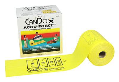 Ремінь Cando Accu-Force, жовтий, рулон 45,7 м