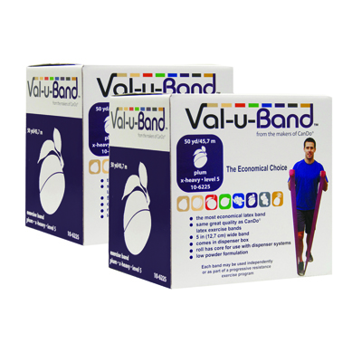 Смуги опору Val-u-Band, рулон диспенсера, 91,4 м (2 x 45,7 м), слива, рівень 5/7, містить латекс