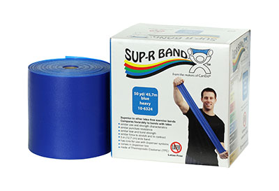 Ремінець Sup-R Band Latex Free Exercise Band - рулон 45,7 м - синій -  heavy
