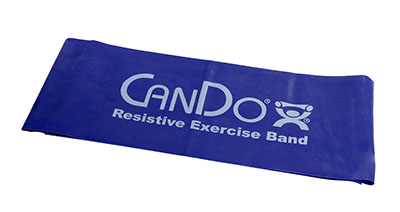 Тренажерний ремінець CanDo Low Powder - довжина 1,5 м - синій - heavy