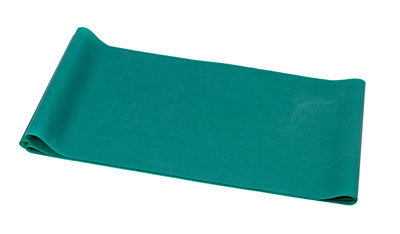 Тренажерний ремінець Go-Band Latex Free Exercise Band - 1,5 м Strip  - зелений - medium