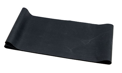 Тренажерний ремінець Go-Band Latex Free Exercise Band - 1,5 м Strip - чорний - x-heavy