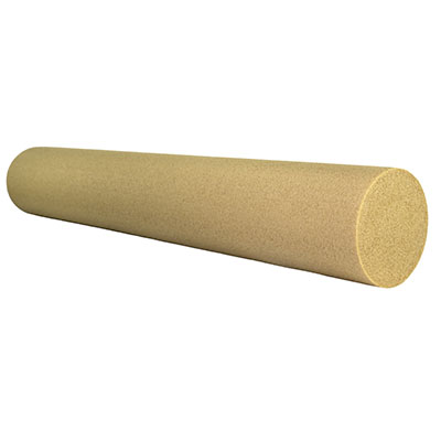 CanDo Foam Roller - Антимікробний - Бежева  поліетиленова  піна - 15 см x 92 см - Круглий
