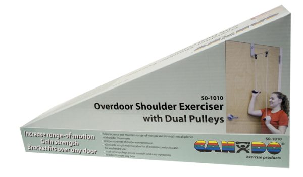 Плечовий шків CanDo Overdoor - подвійний шків із дверним кронштейном, 25 шт. - Зображення 3